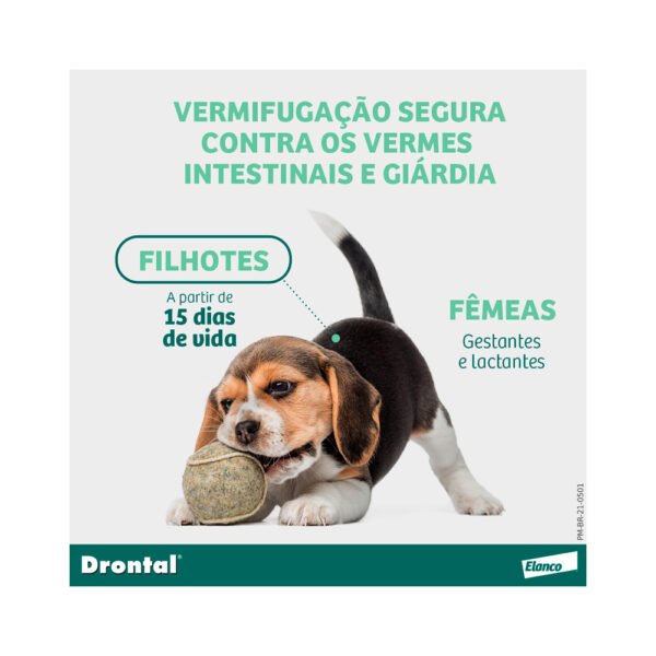 Drontal para Cães de 35kg Sabor Carne- 2 comprimidos - Image 5