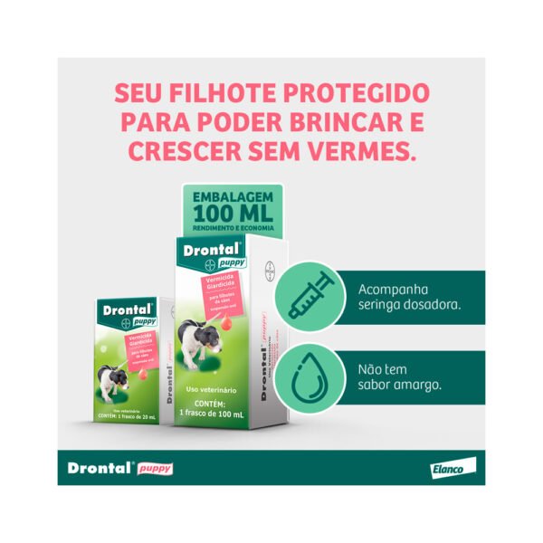 Vermífugo Drontal Puppy para Cães - Image 2