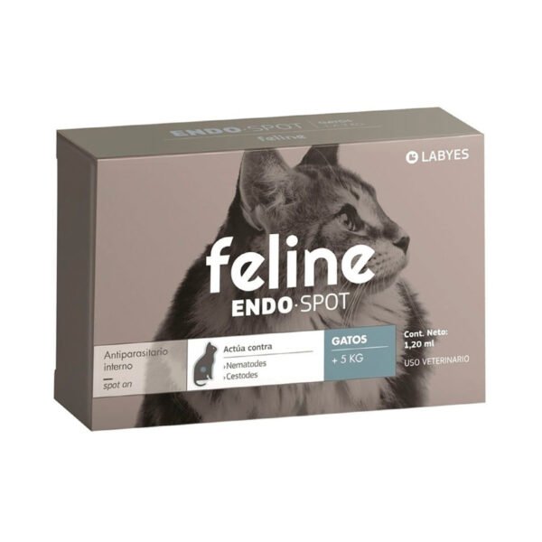 Vermífugo Labyes Feline Endospot para Gatos com mais de 5kg
