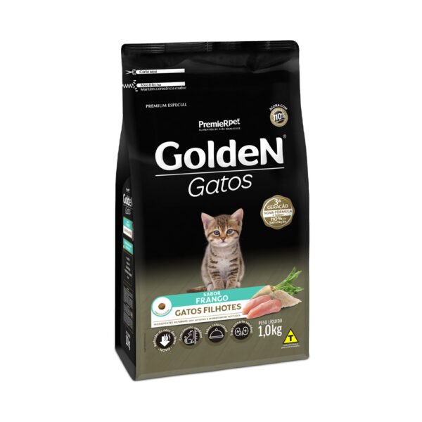 Ração Golden para Gatos Filhotes Sabor Frango -1kg - Image 2